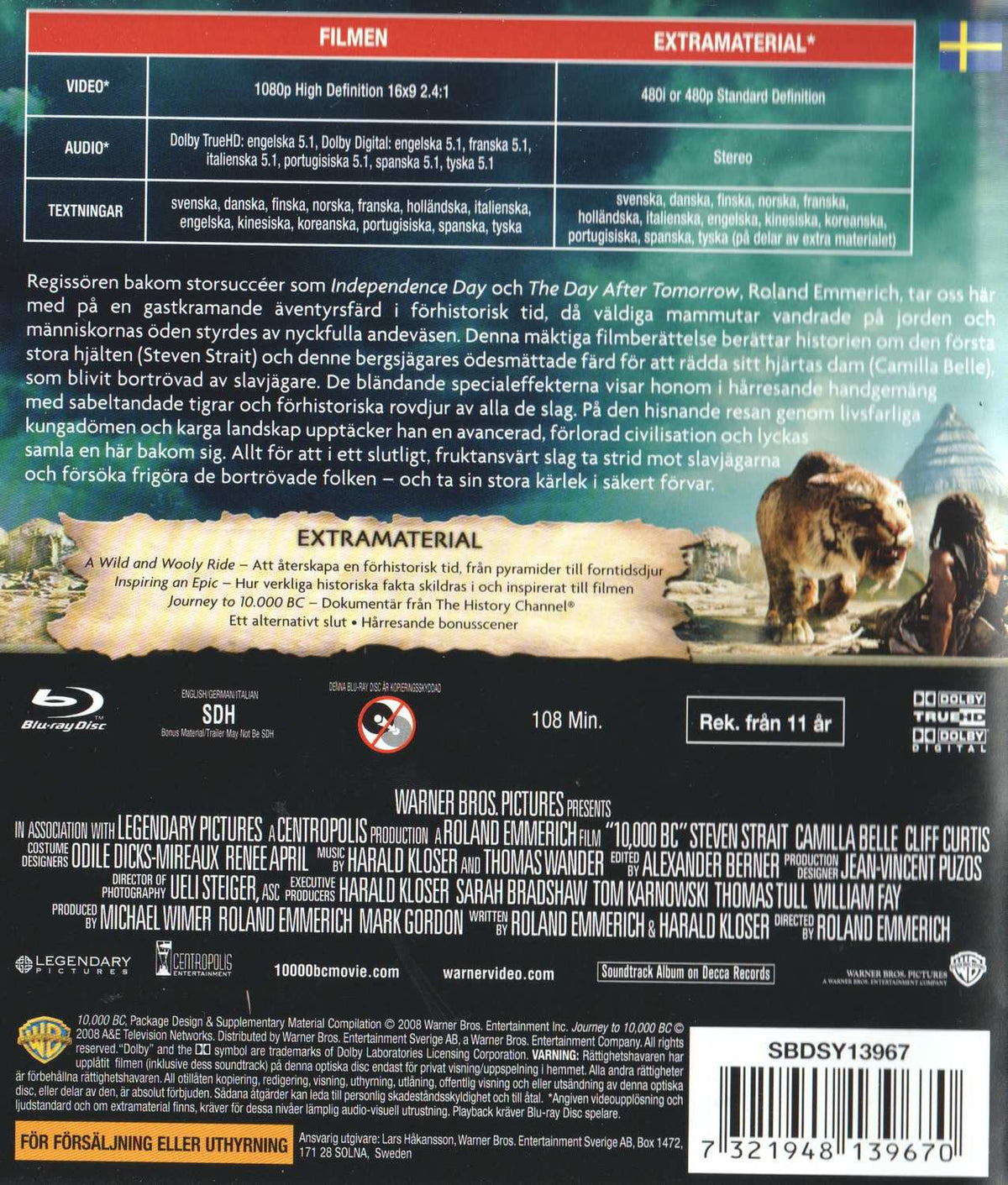 10,000 BC (2008) Blu-ray