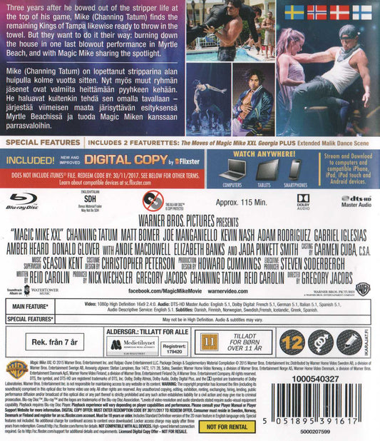 Magic Mike XXL (2015) Blu-ray