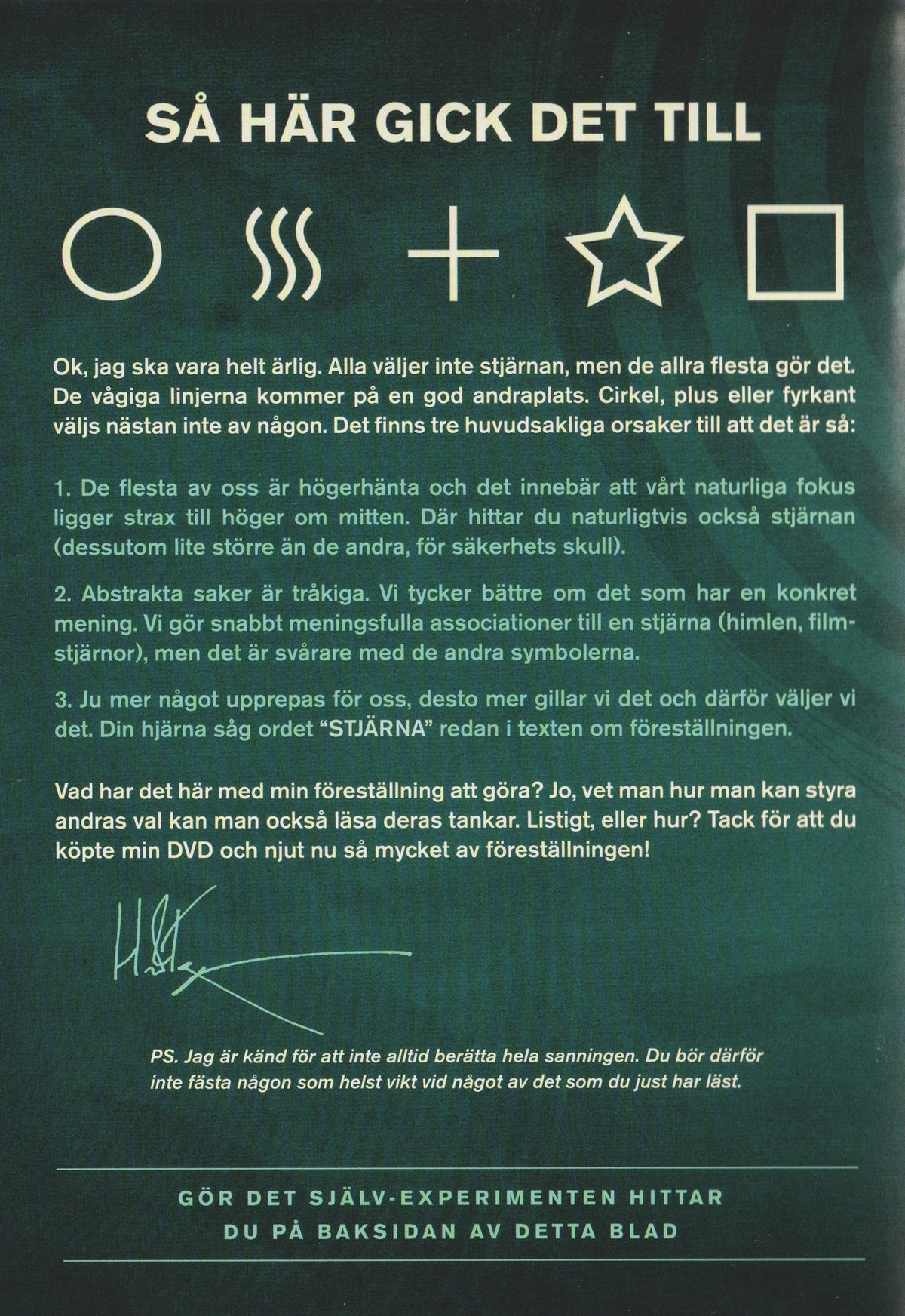 Henrik Fexeus SinnesCirkus (2011) DVD