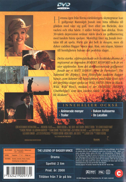 The Legend of Bagger Vance (2000) DVD