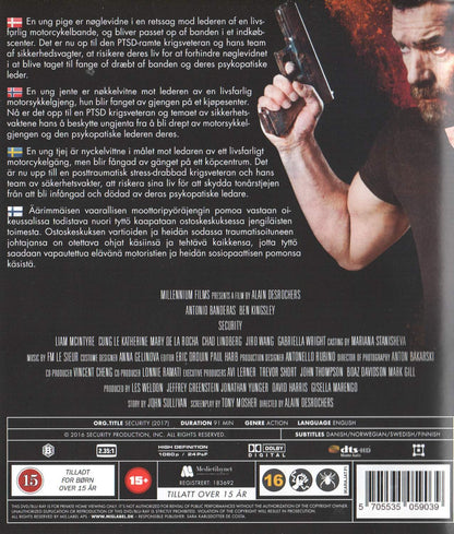 Security (2017) Blu-ray