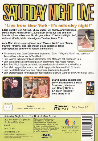 Saturday Night Live The Best of Mike Myers (1999) DVD