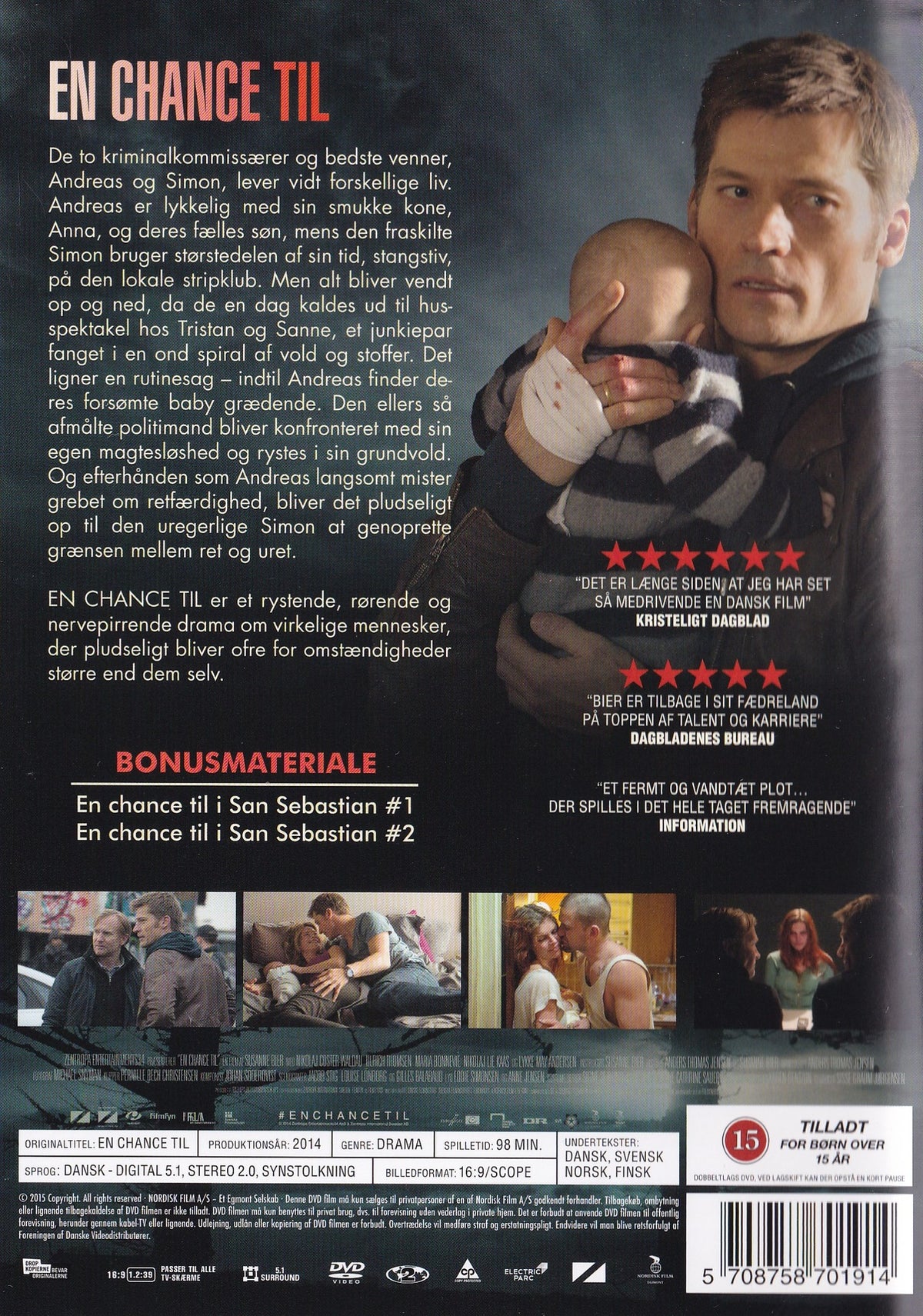 En Chance Til (2014) DVD