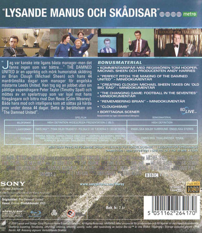 The Damned United (2009) Blu-ray