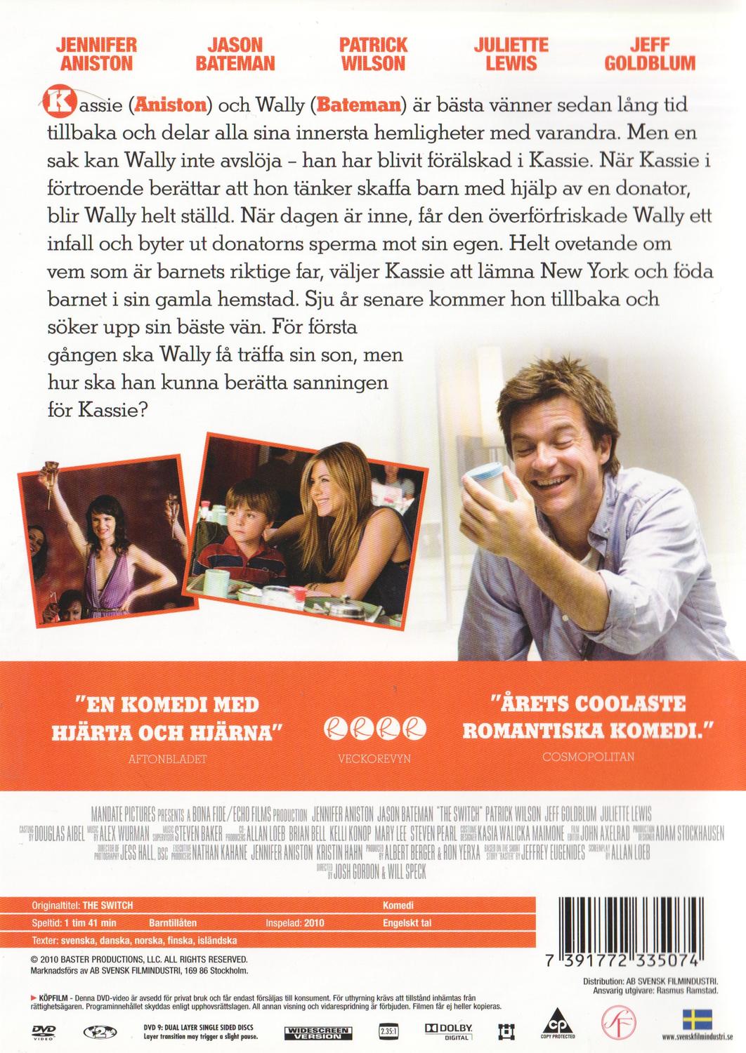 The Switch (2010) DVD