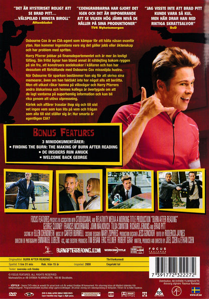 Burn After Reading (2008) DVD