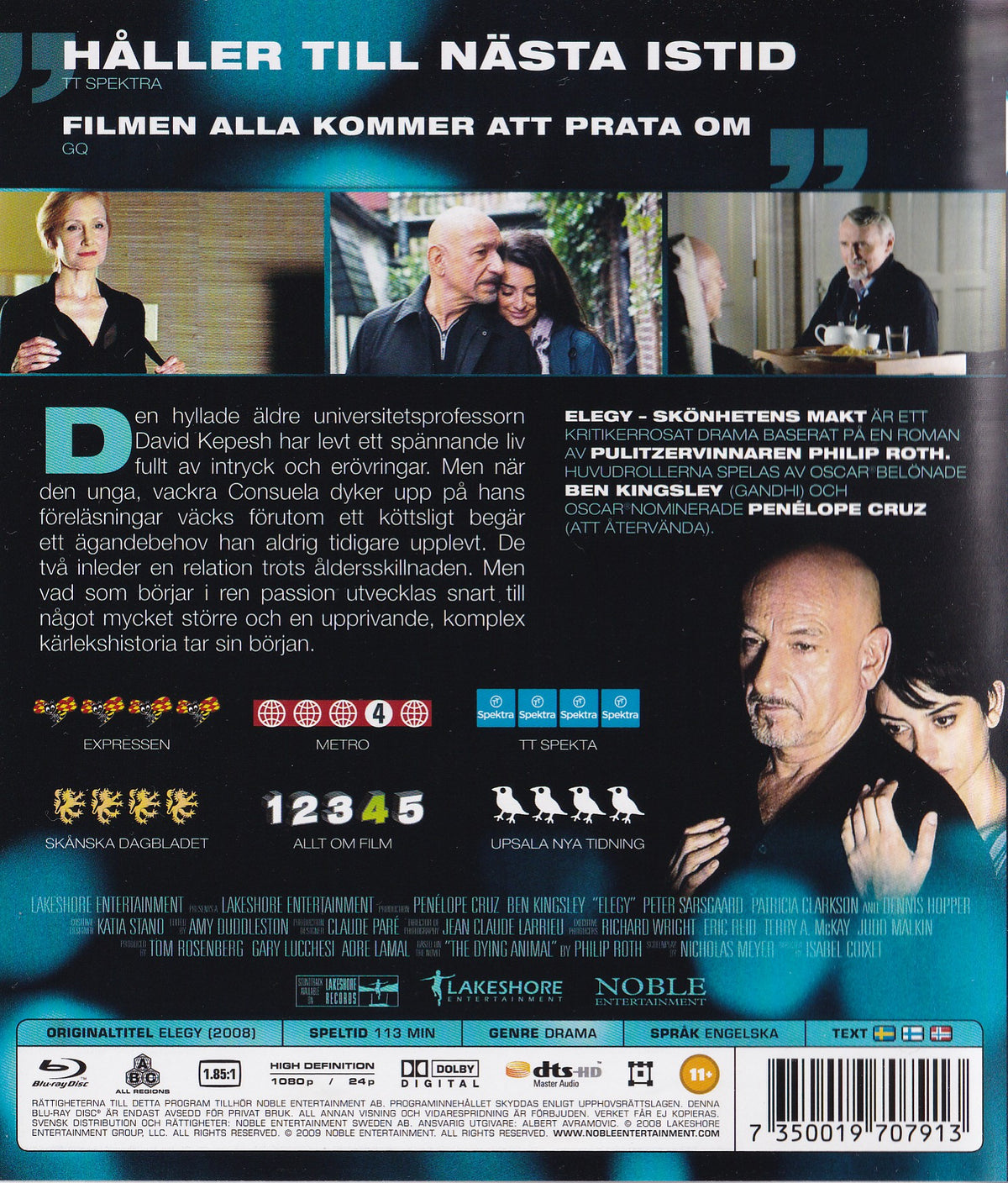 Elegy (2008) Blu-ray