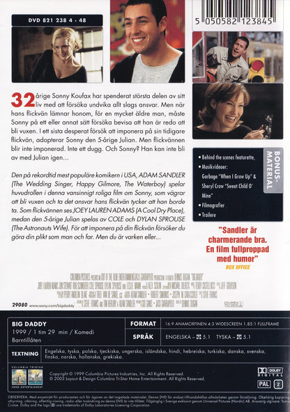 Big Daddy (1999) DVD