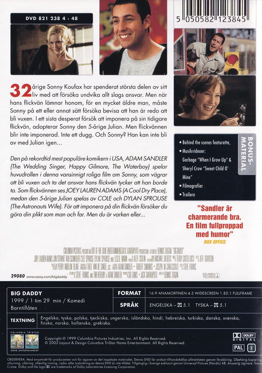 Big Daddy (1999) DVD