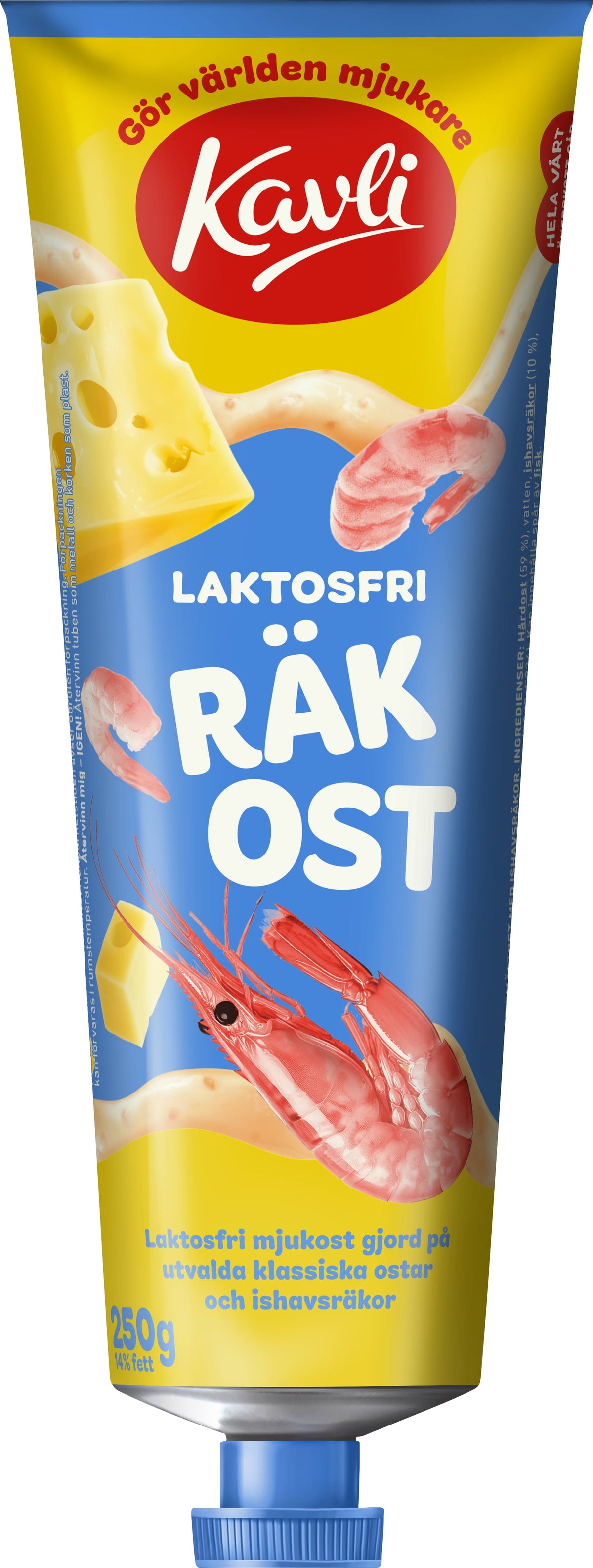 Kavli Soft Cheese Spread Tubes Many Flavors 275 gram