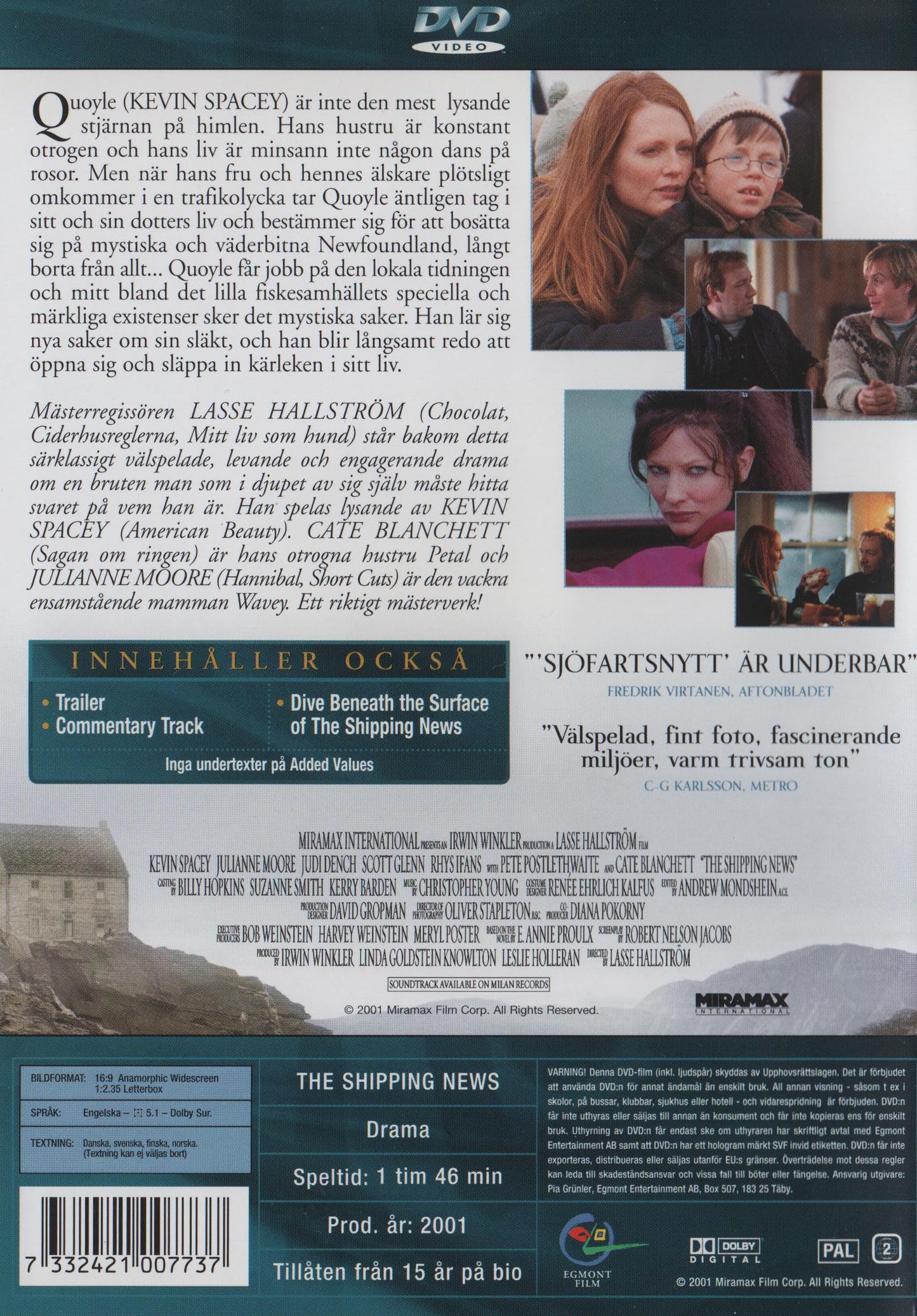 The Shipping News 2001 DVD