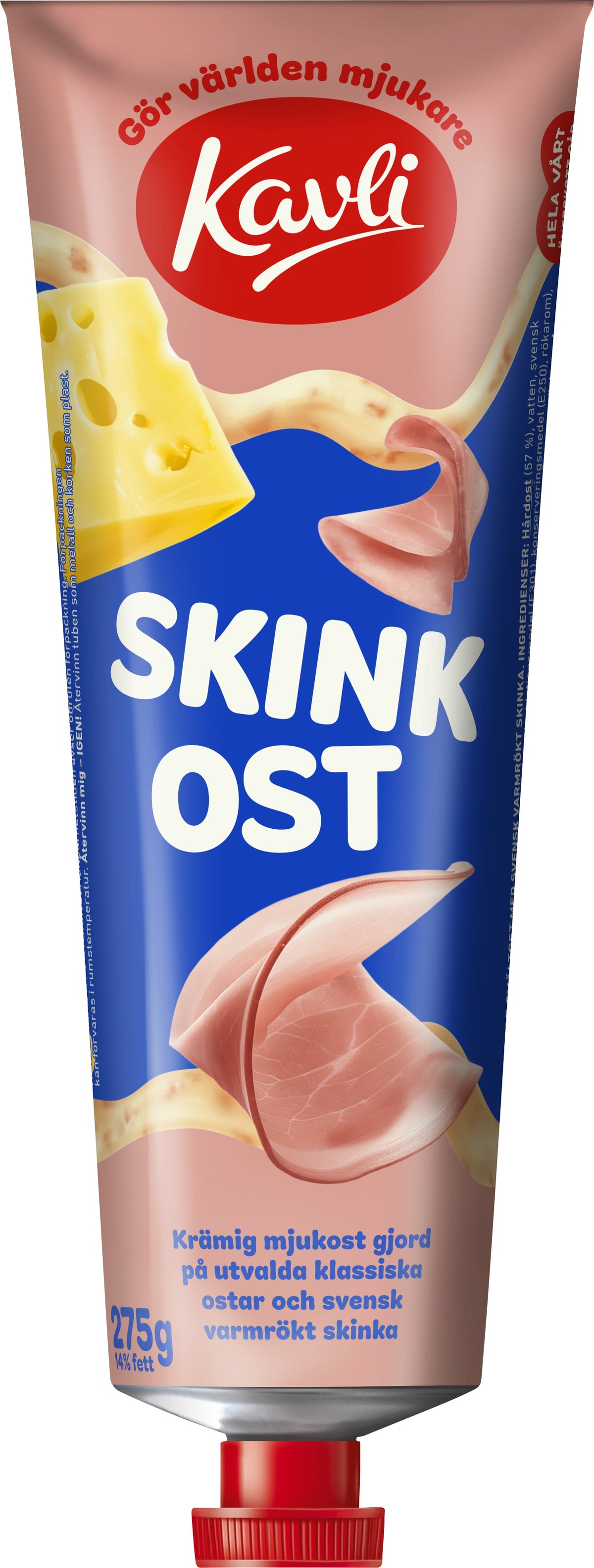 Kavli Soft Cheese Spread Tubes Many Flavors 275 gram