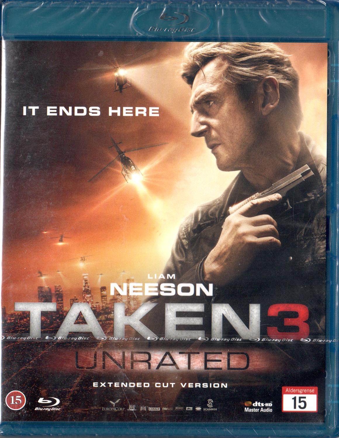 Taken 3 (2014) Blu-ray, Unrated Extended Cut