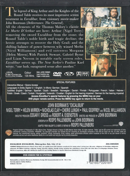 Excalibur (1981) DVD