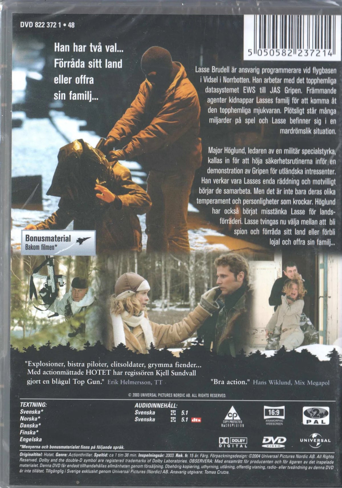 Hotet (2003) DVD