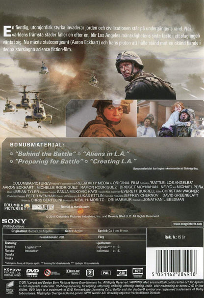 World Invasion Battle Los Angeles (2011) DVD