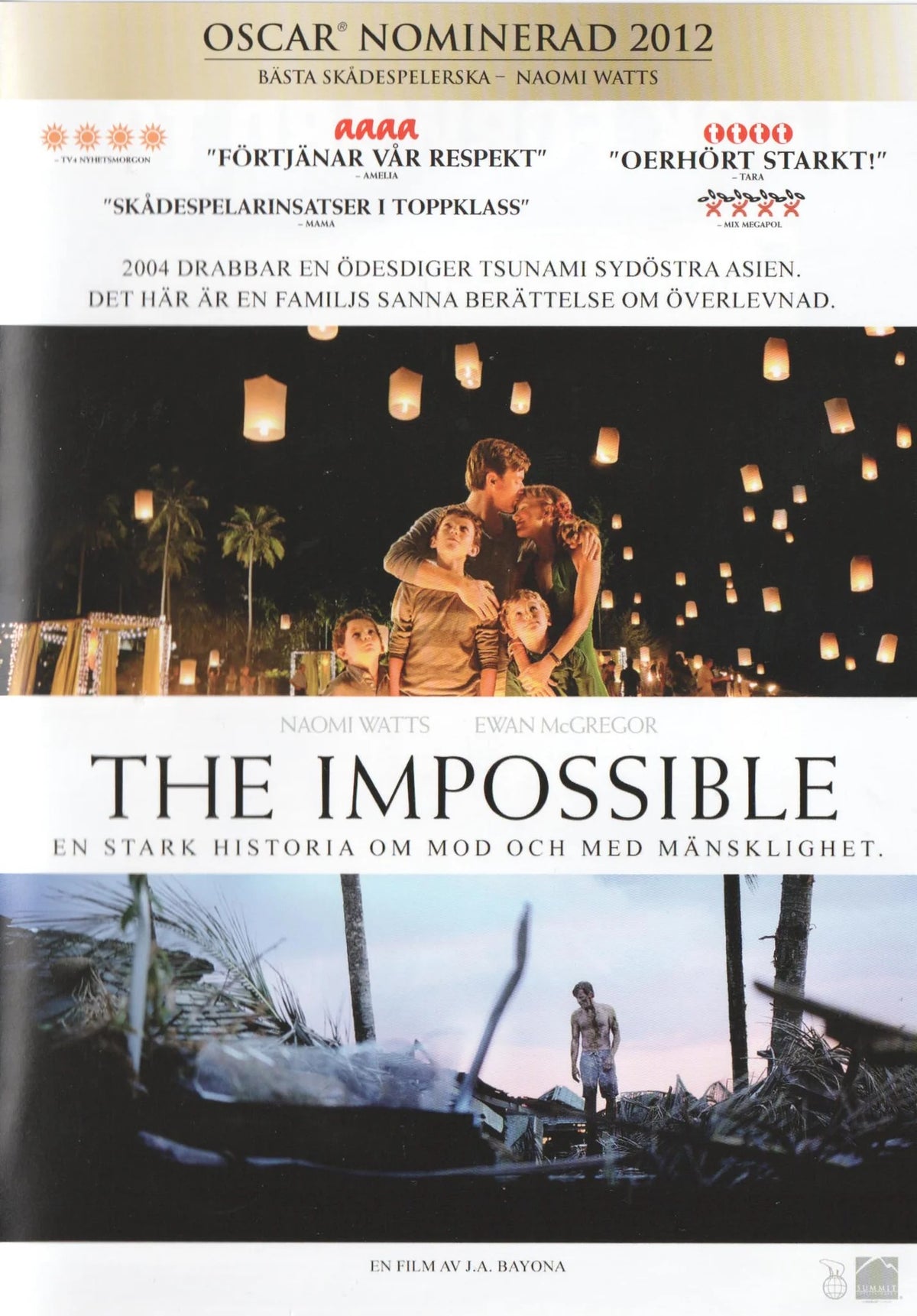 The Impossible (2012) DVD