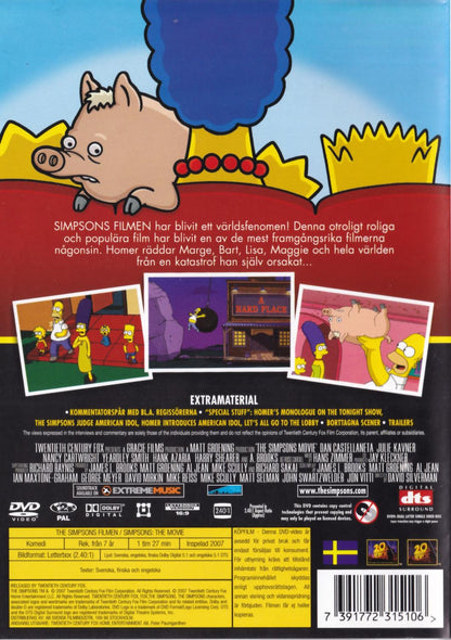 Simpsons the Movie (2007) DVD