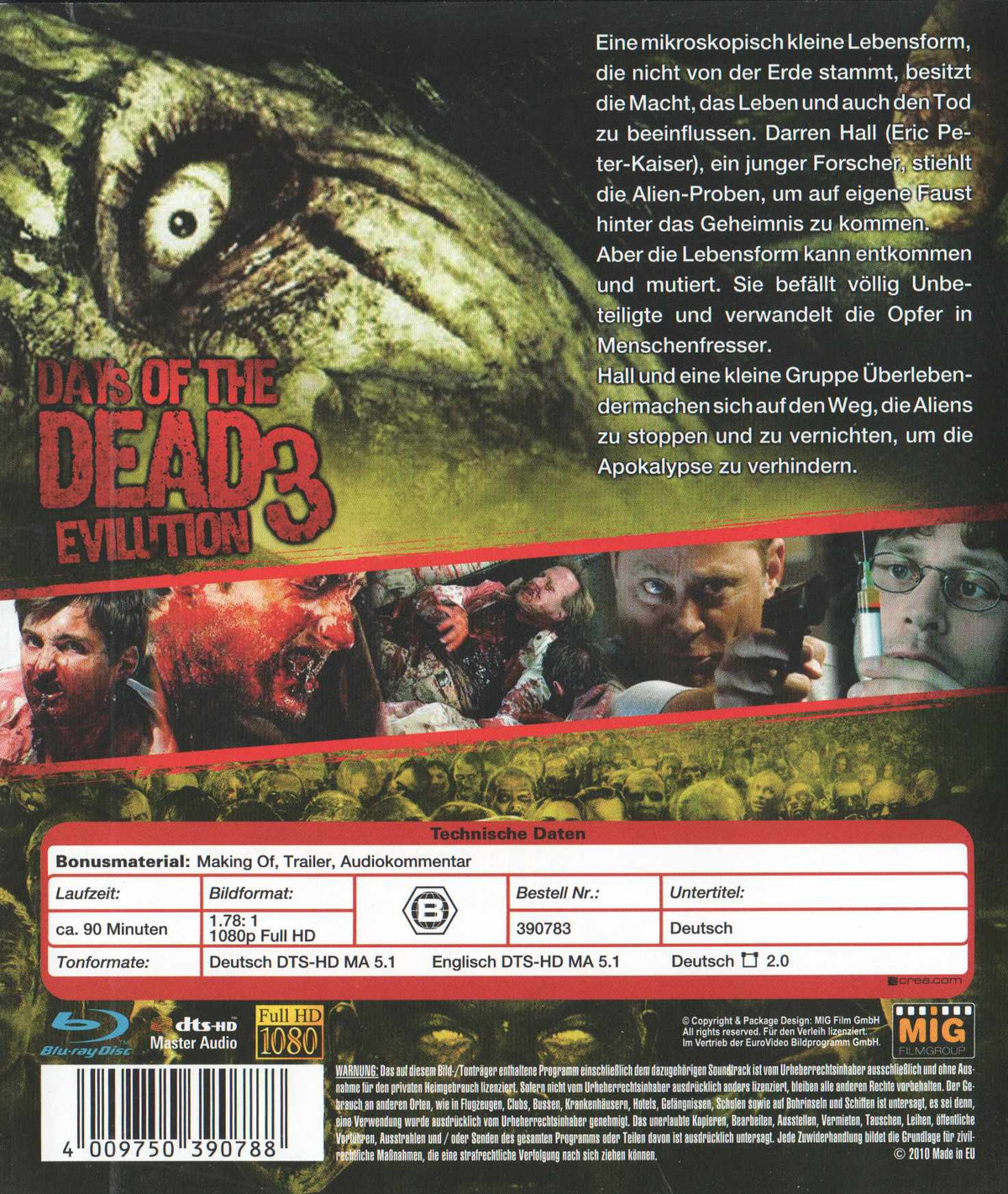 Days of the Dead 3: Evilution (2008) Blu-ray