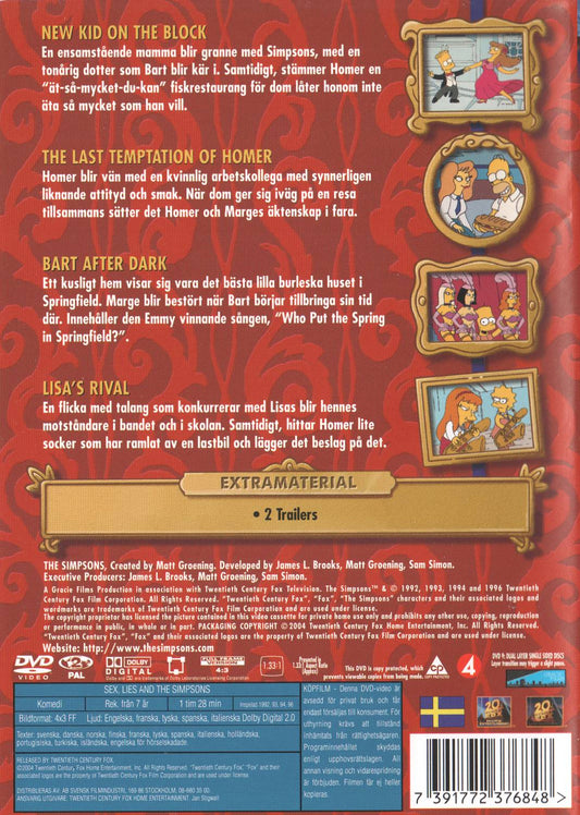 Sex, Lies & The Simpsons (2004) DVD