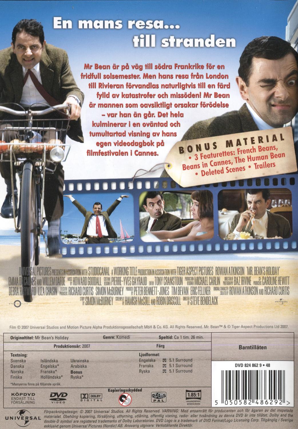 Mr Bean's Holiday (2007) DVD