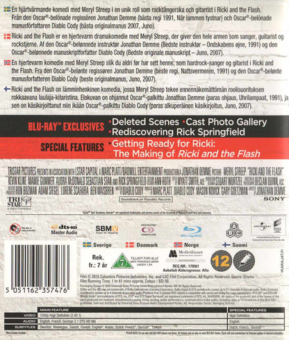 Ricki and the Flash (2015) Blu-ray