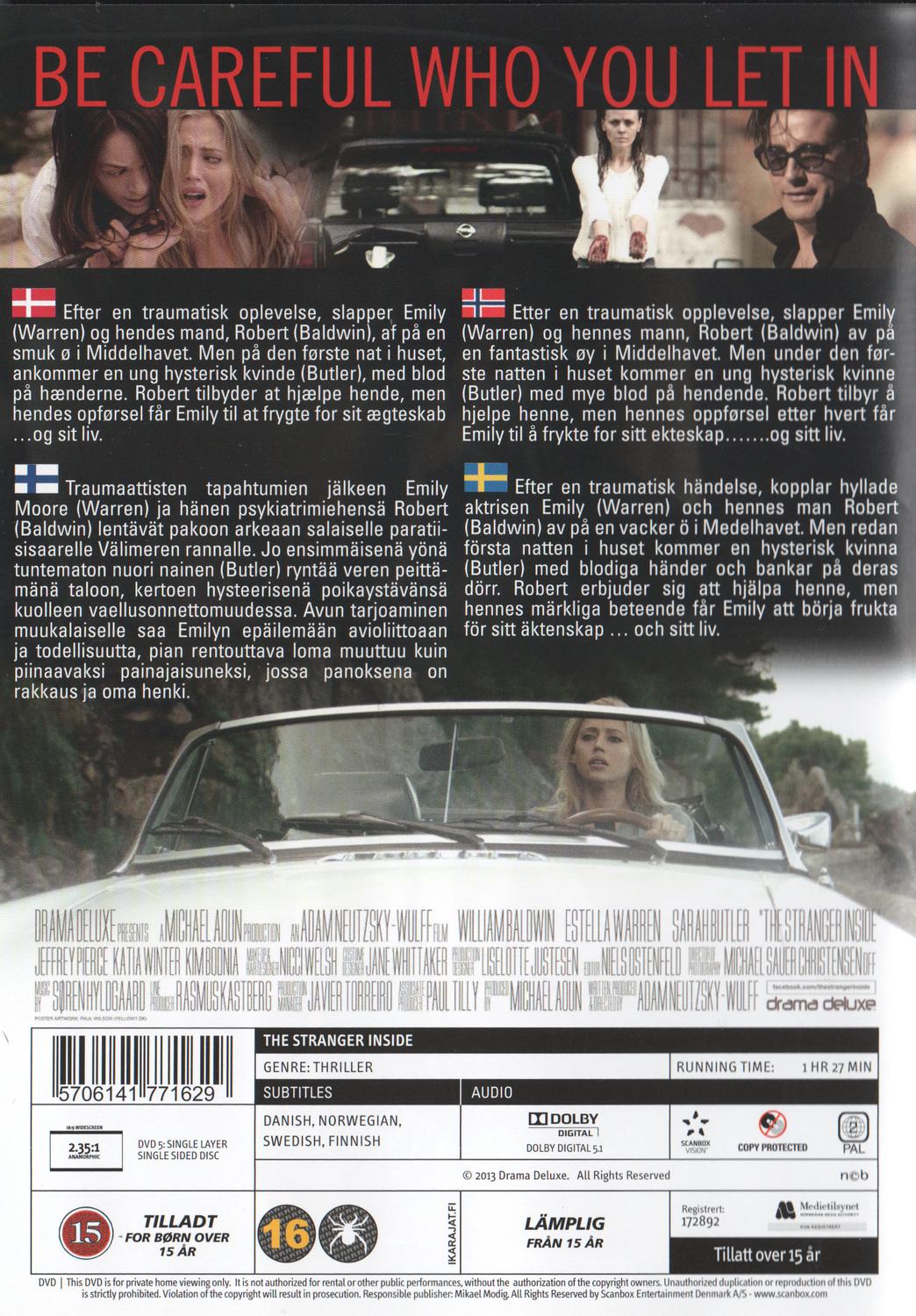 The Stranger Inside (2013) DVD