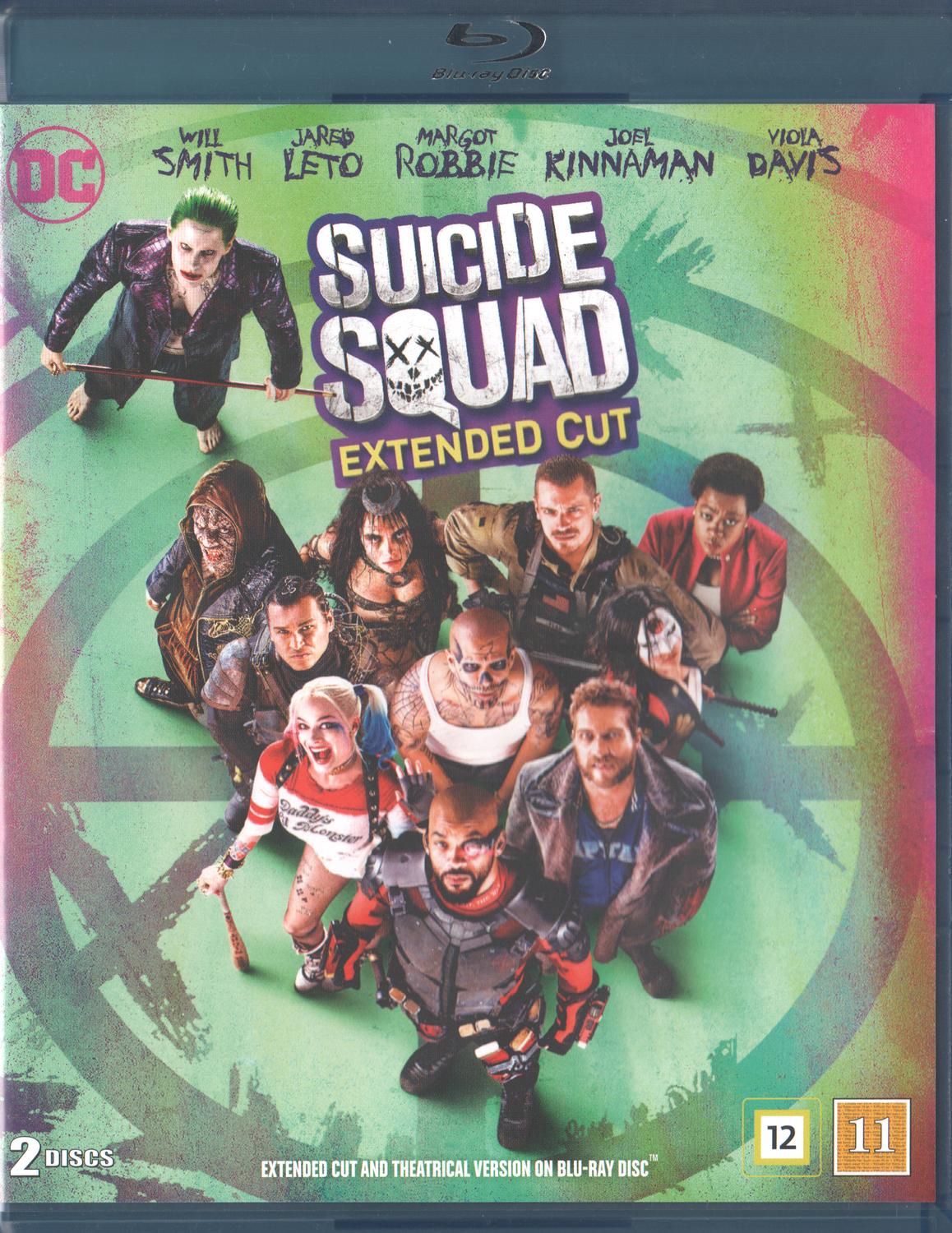Suicide Squad (2016) Blu-ray, Extended Cut