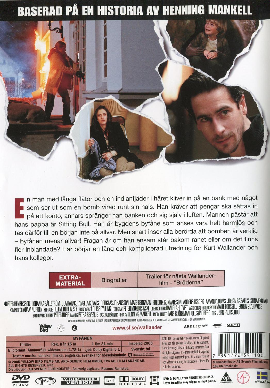 Wallander Byfånen (2005) DVD
