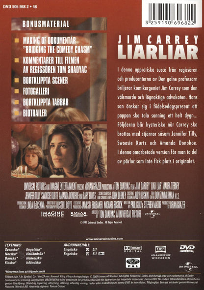Liar Liar (1997) DVD, Special Edition