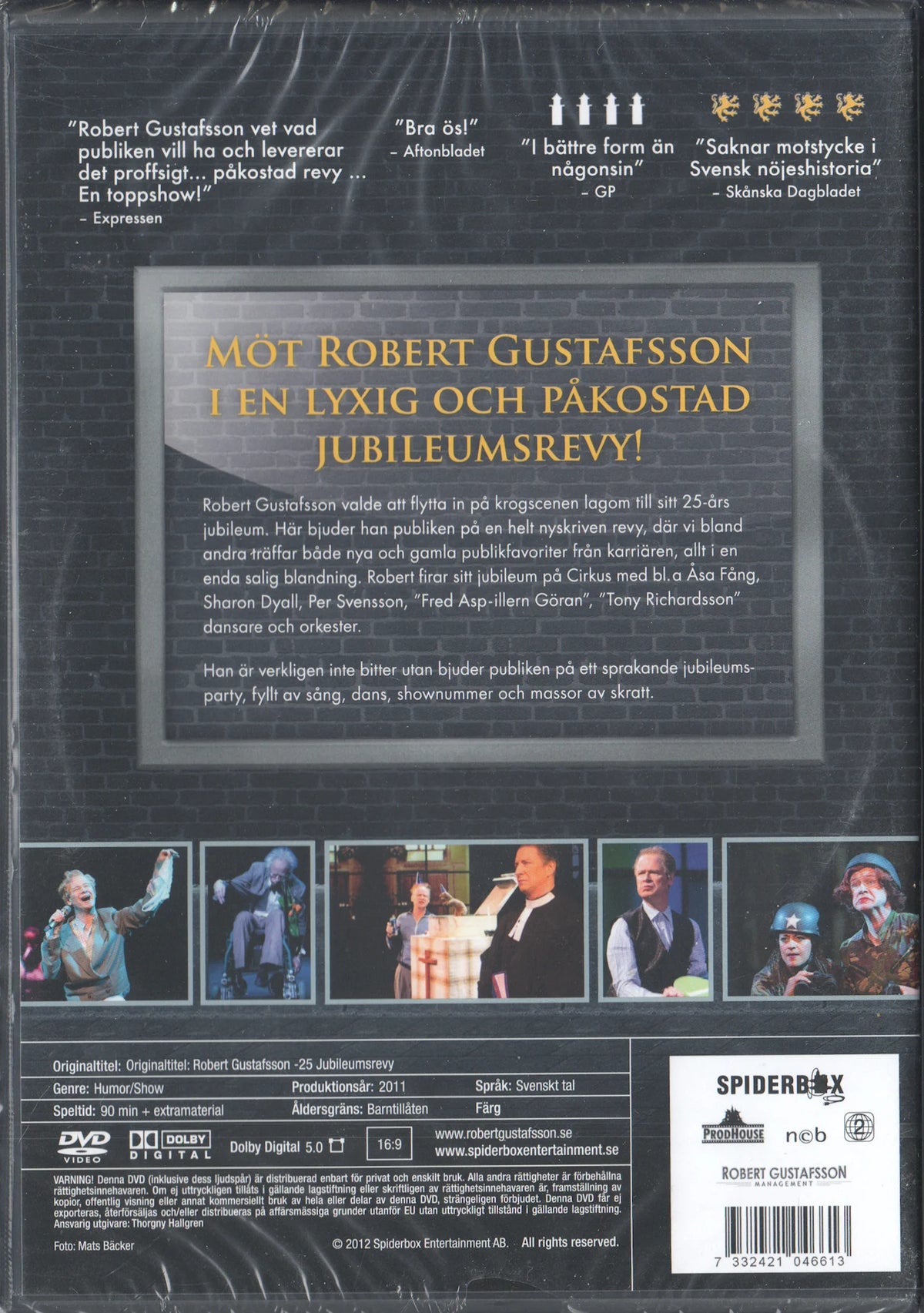 Robert Gustafsson 25 År Jubileumsrevy (2011) DVD