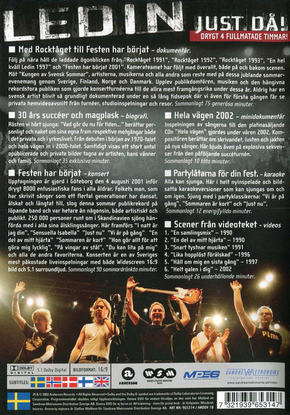 Ledin Just Då (2003) DVD
