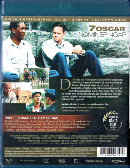 The Shawshank Redemption (1994) Blu-ray
