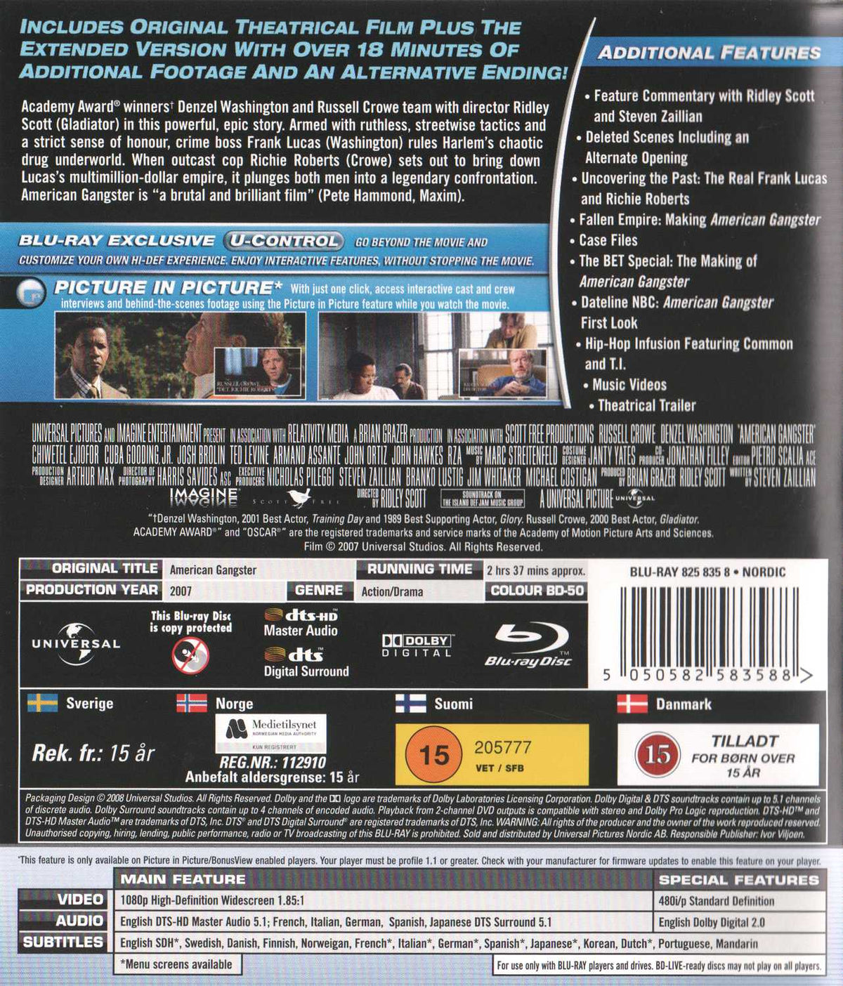 American Gangster (2007) Blu-ray