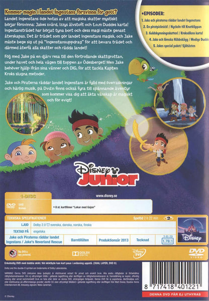 Jake's Neverland Rescue (2013) DVD