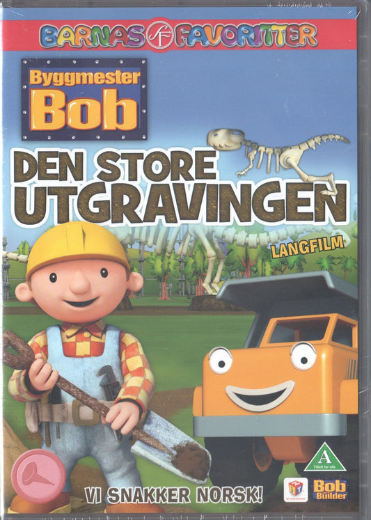 Bob the Builder The Big Dino Dig (2011) DVD, Norwegian Edition