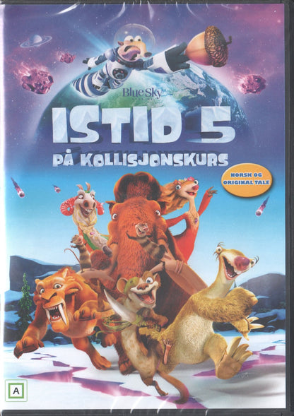 Ice Age 5 Collision Course (2016) DVD, Norwegian Edition