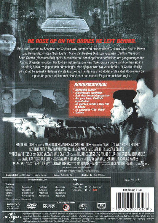 Carlito's Way Rise to Power (2005) DVD