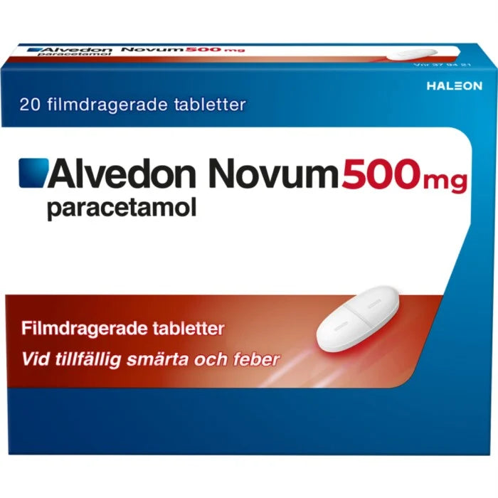 Alvedon Novum 20 Film-coated Tablets 500 mg