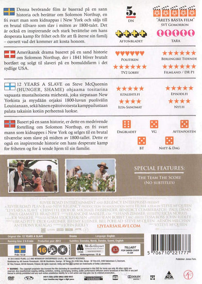 12 Years a Slave (2013) DVD