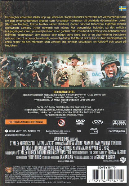 Full Metal Jacket (1987) DVD, Deluxe Edition