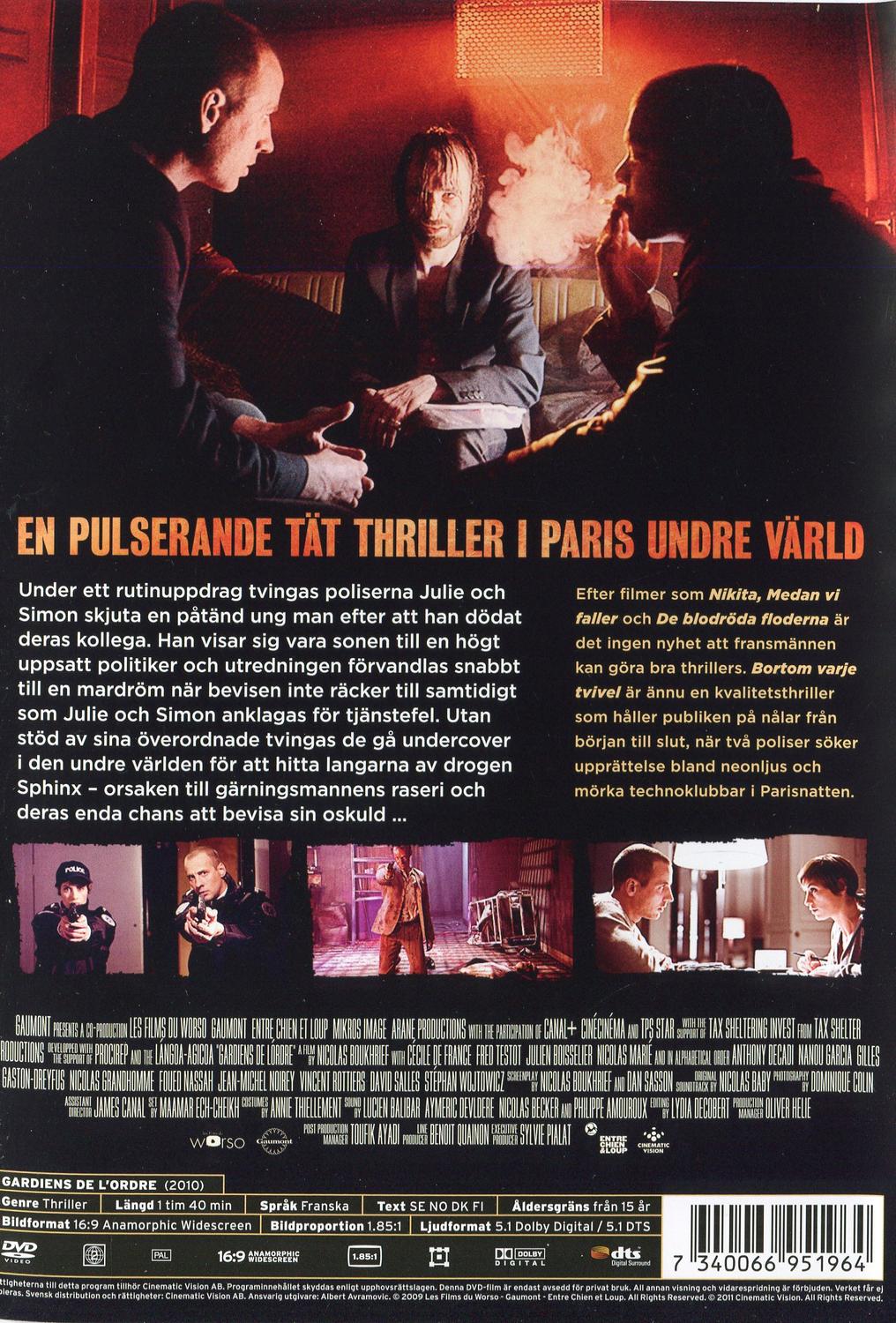 Gardiens De L'ordre (2010) DVD