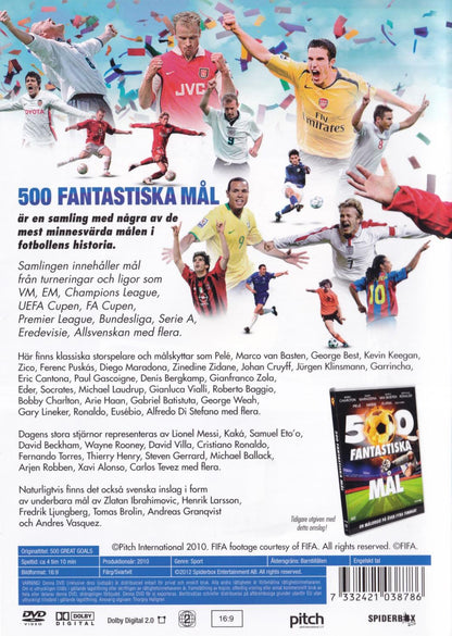 500 Fantastiska Mål (2010) DVD