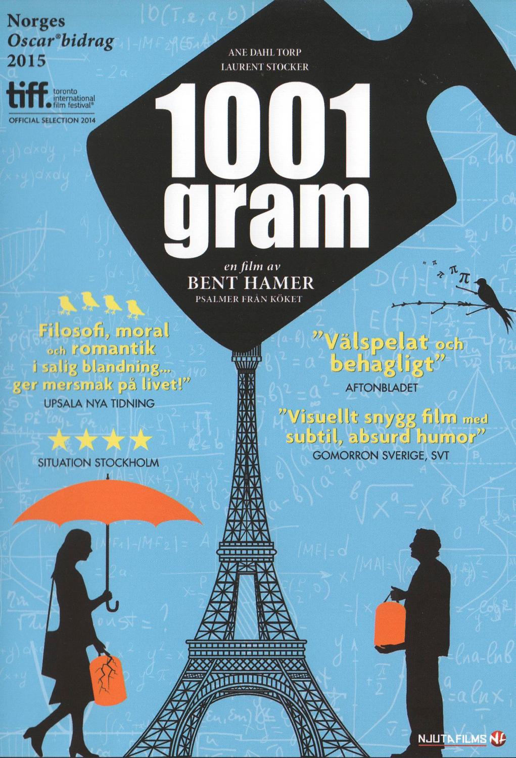 1001 Gram (2014) DVD