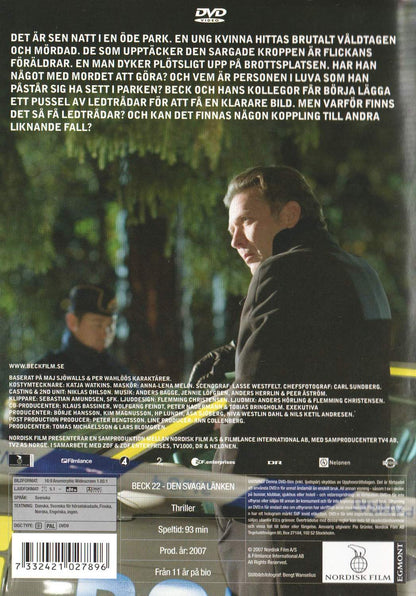 Beck 22 Den Svaga Länken (2007) DVD