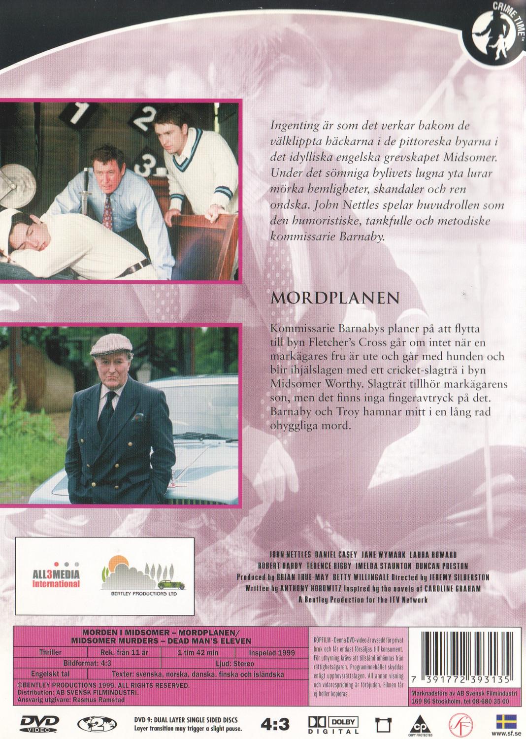 Midsomer Murders 8: Dead Man's Eleven (1999) DVD