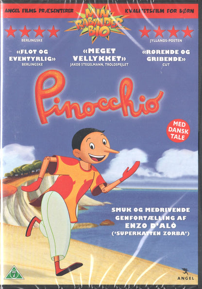 Pinocchio (2012) DVD, Danish Edition