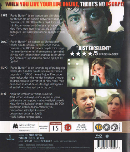 Panic Button (2012) Blu-ray