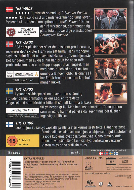 The Yards (2000) DVD