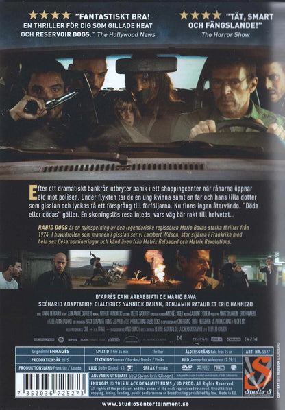 Rabid Dogs (2015) DVD